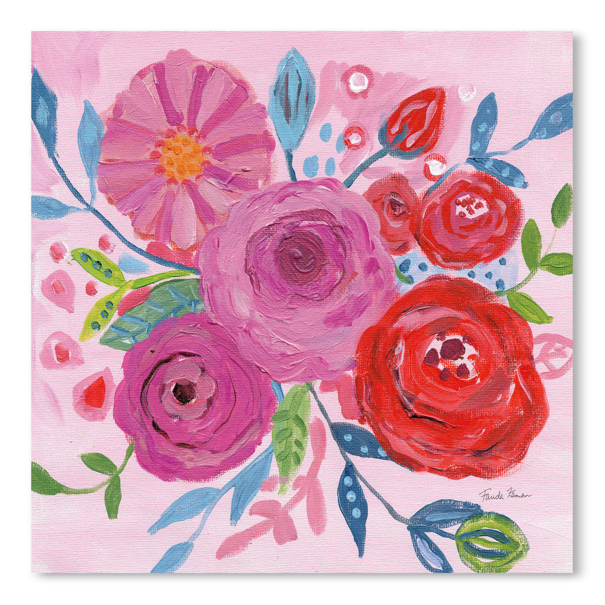 Floral Burst I by Wild Apple -  - Americanflat