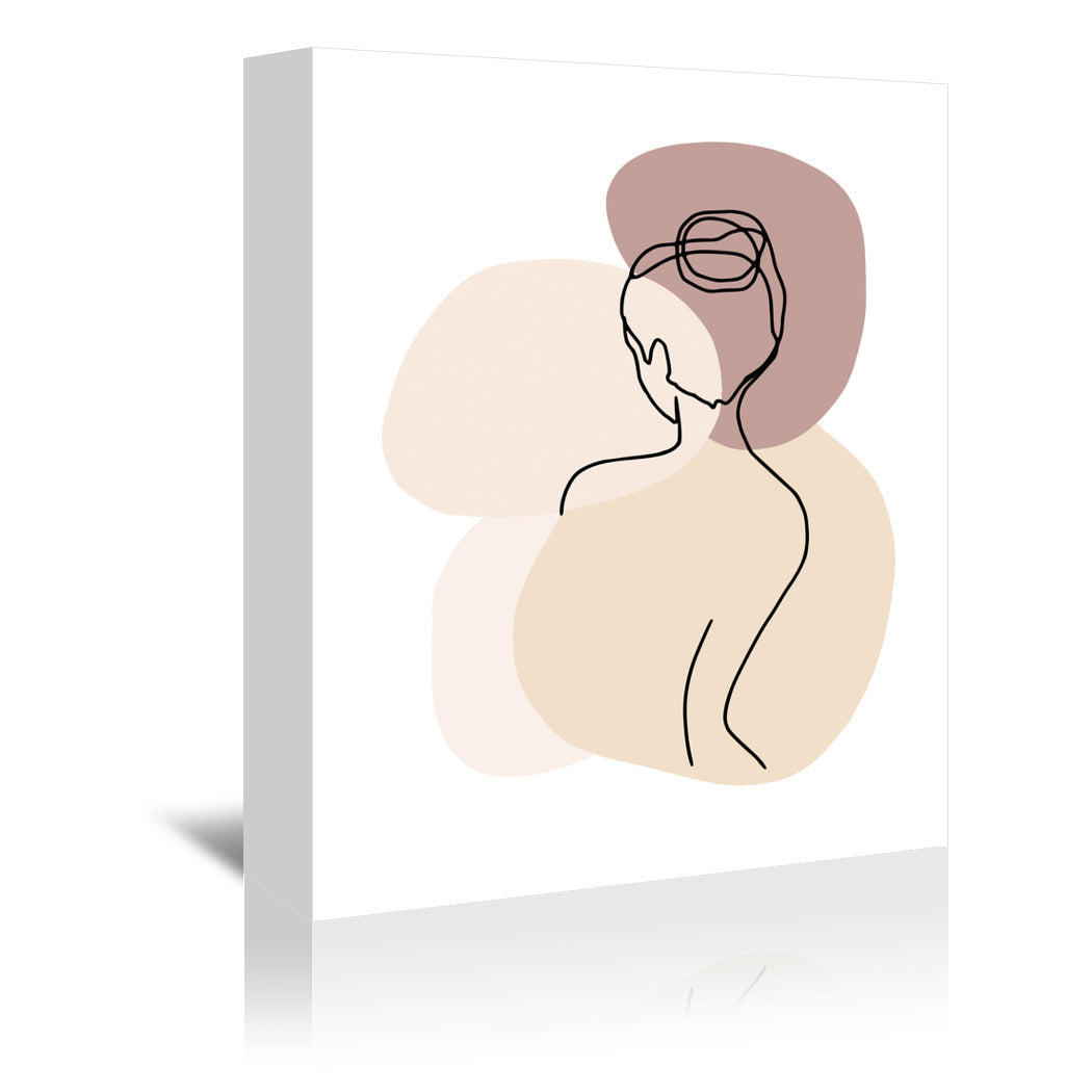 Girl Blush Back 1 by Grab My Art - Wrapped Canvas - Wrapped Canvas - Americanflat