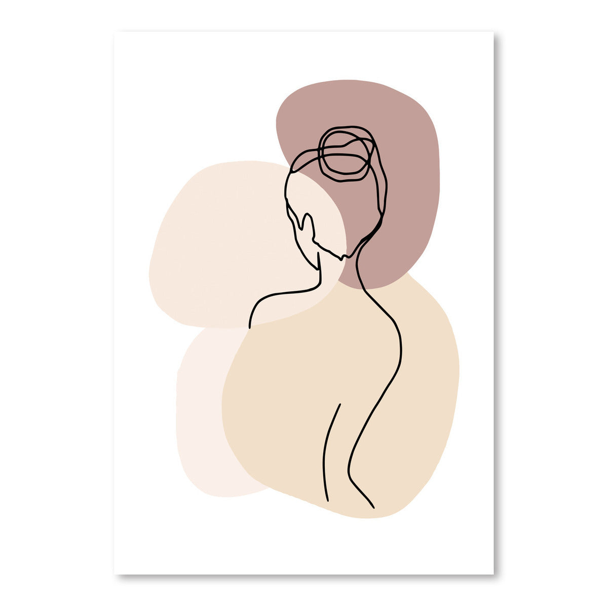 Girl Blush Back 1 by Grab My Art - Art Print - Americanflat