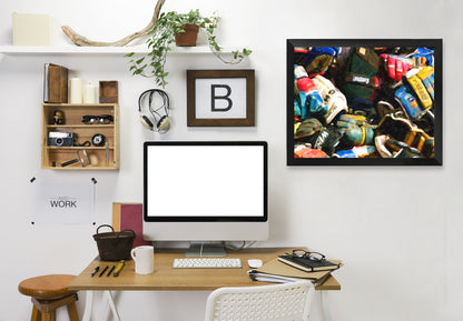 Hockey Gloves by Grafittee Studios Framed Print - Americanflat