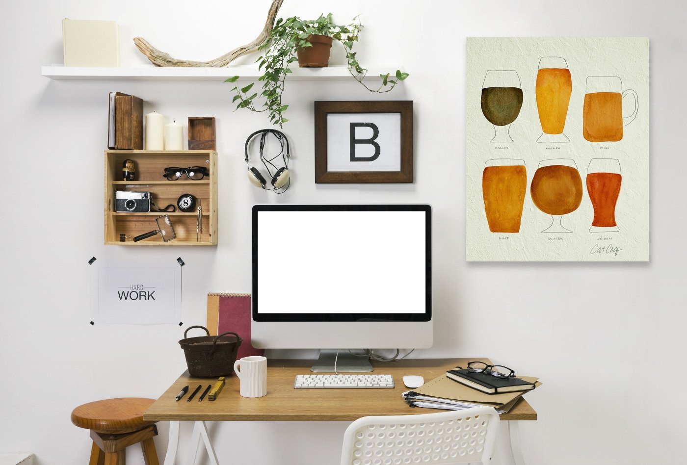 Beer Collection by Cat Coquillette Wrapped Canvas - Wrapped Canvas - Americanflat