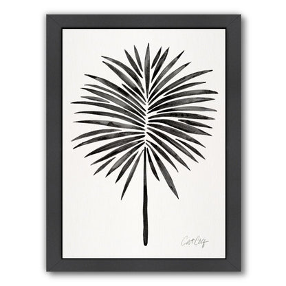 Black Fan Palm by Cat Coquillette Framed Print - Americanflat