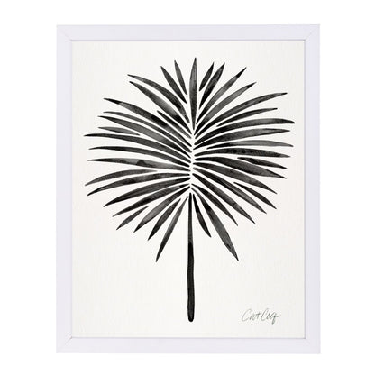 Black Fan Palm by Cat Coquillette Framed Print - Americanflat