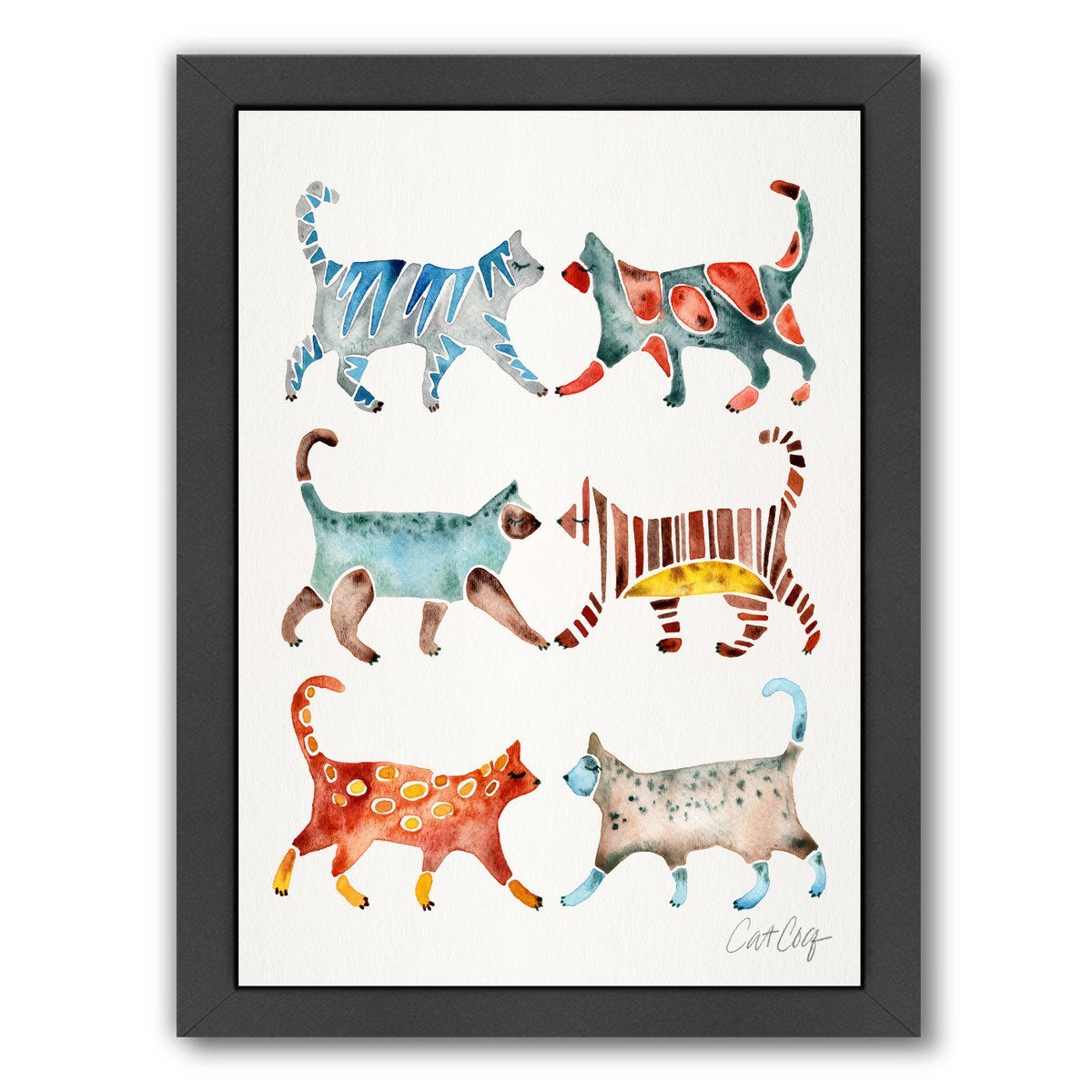 Cat Collection by Cat Coquillette Framed Print - Americanflat