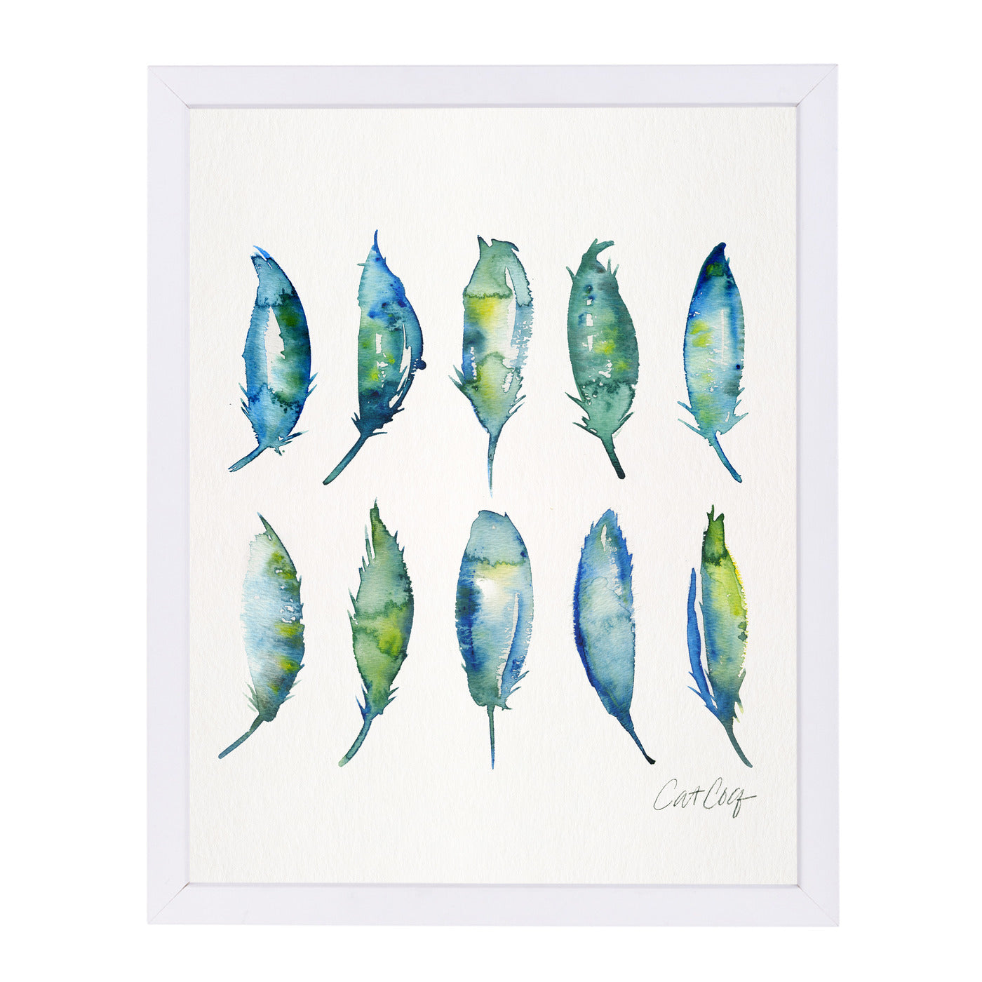 Feathers by Cat Coquillette Framed Print - Americanflat