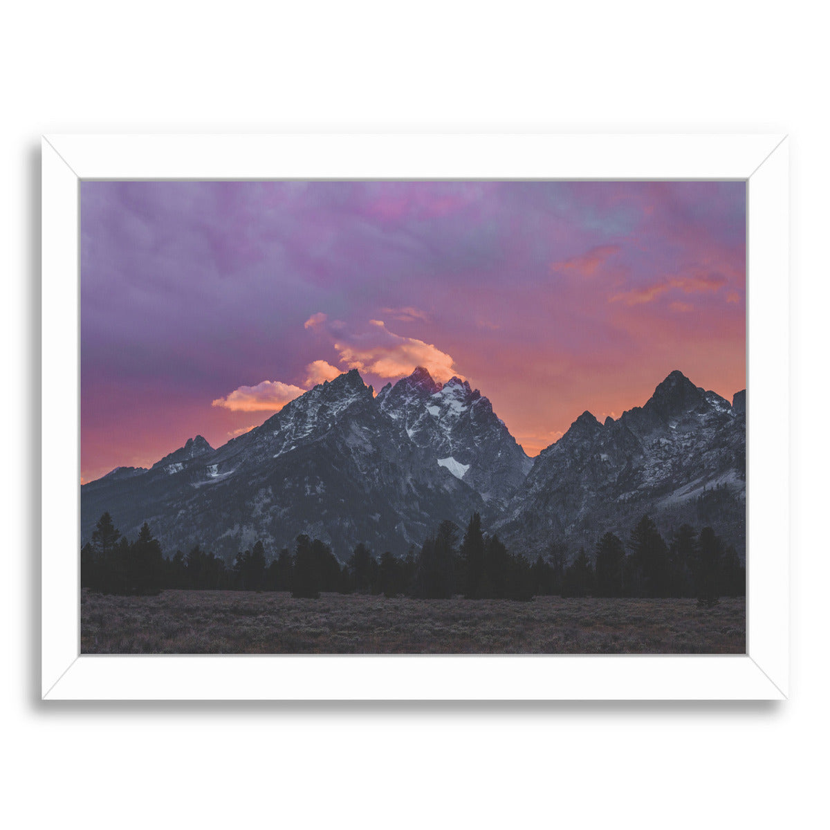 Grand Tetons Wyoming Iv by Luke Gram Framed Print - Americanflat