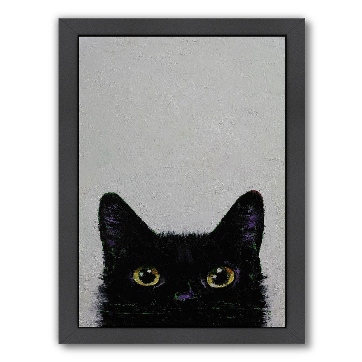 Black Cat by Michael Creese Framed Print - Americanflat