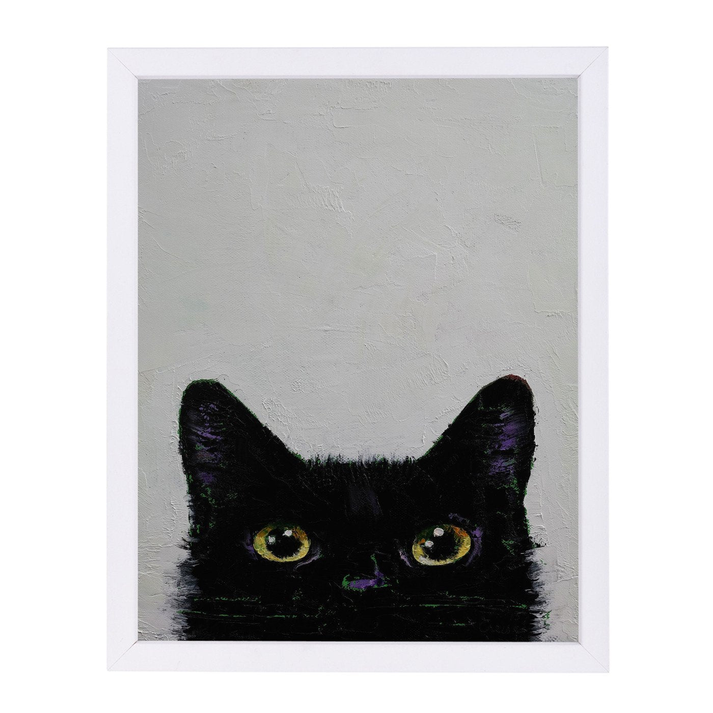 Black Cat by Michael Creese Framed Print - Americanflat