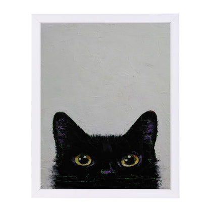 Black Cat by Michael Creese Framed Print - Americanflat