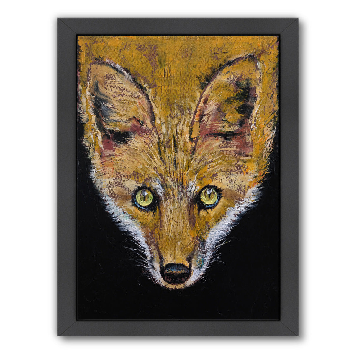 Clever Fox by Michael Creese Framed Print - Americanflat