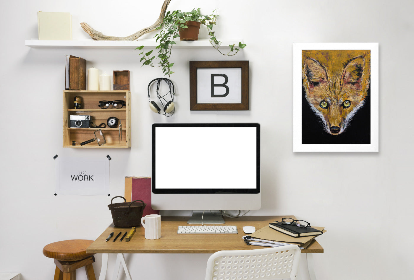 Clever Fox by Michael Creese Framed Print - Americanflat