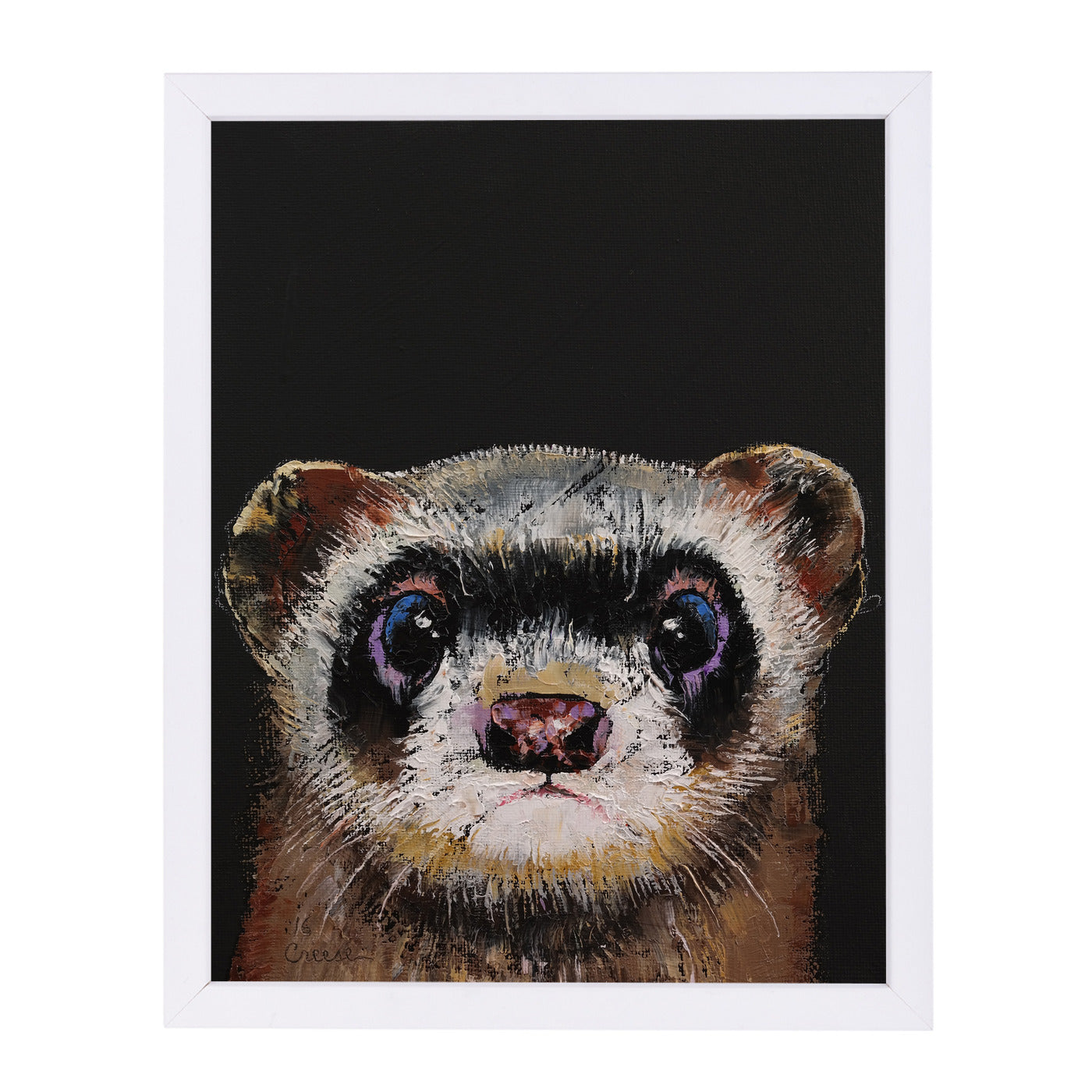 Ferret by Michael Creese Framed Print - Americanflat