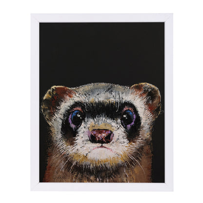Ferret by Michael Creese Framed Print - Americanflat