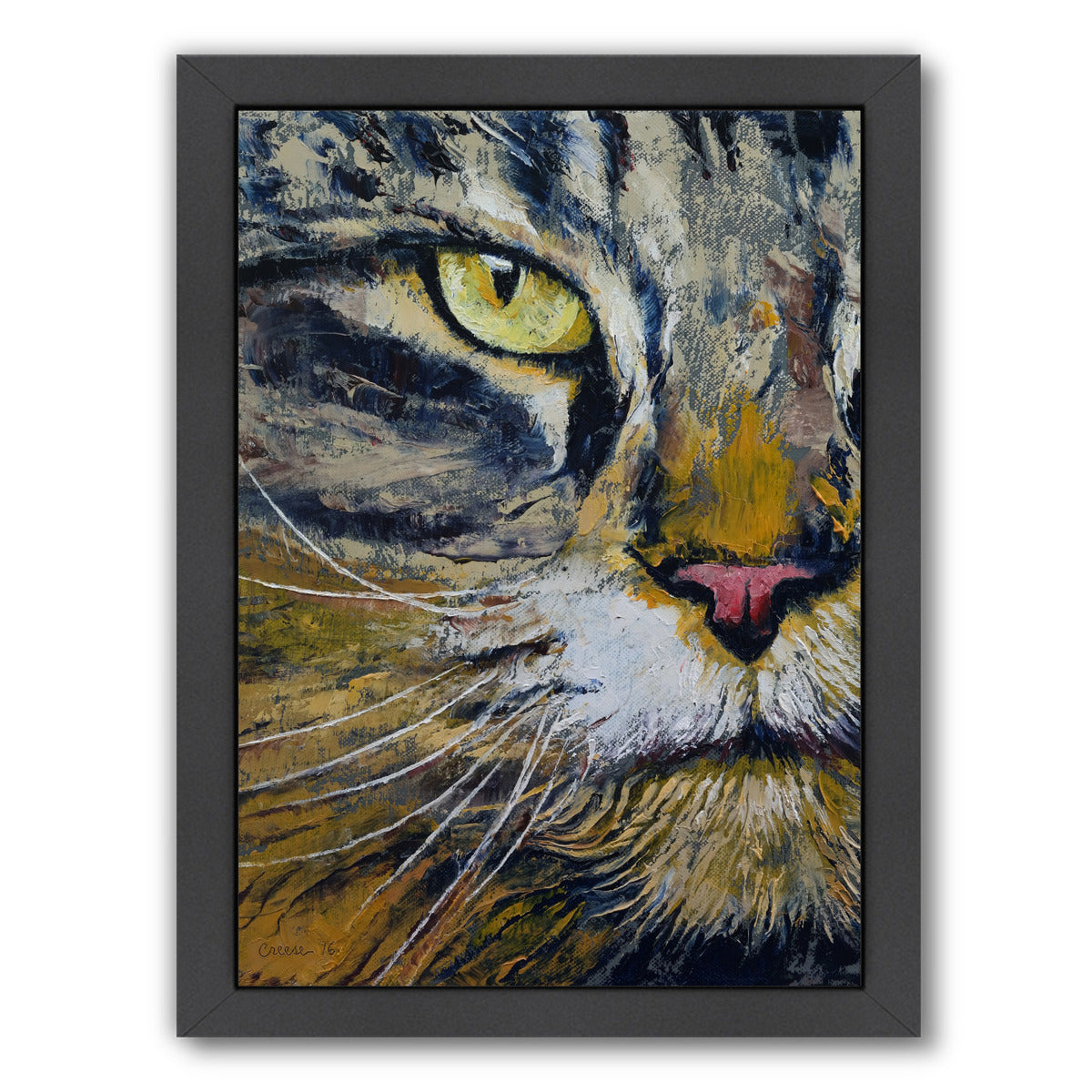 Norwegian Forest Cat by Michael Creese Framed Print - Americanflat