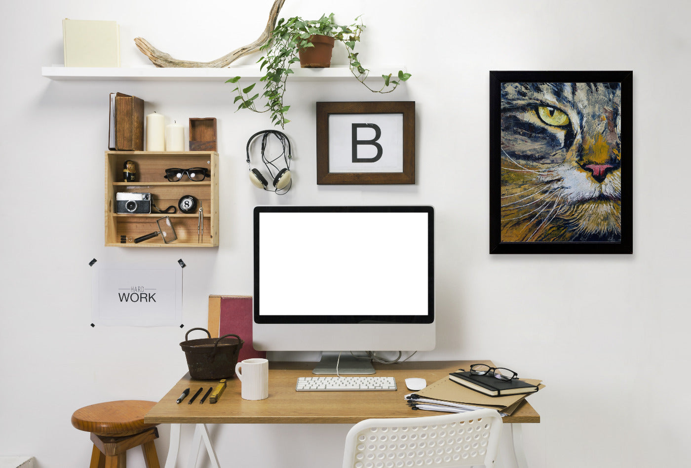 Norwegian Forest Cat by Michael Creese Framed Print - Americanflat