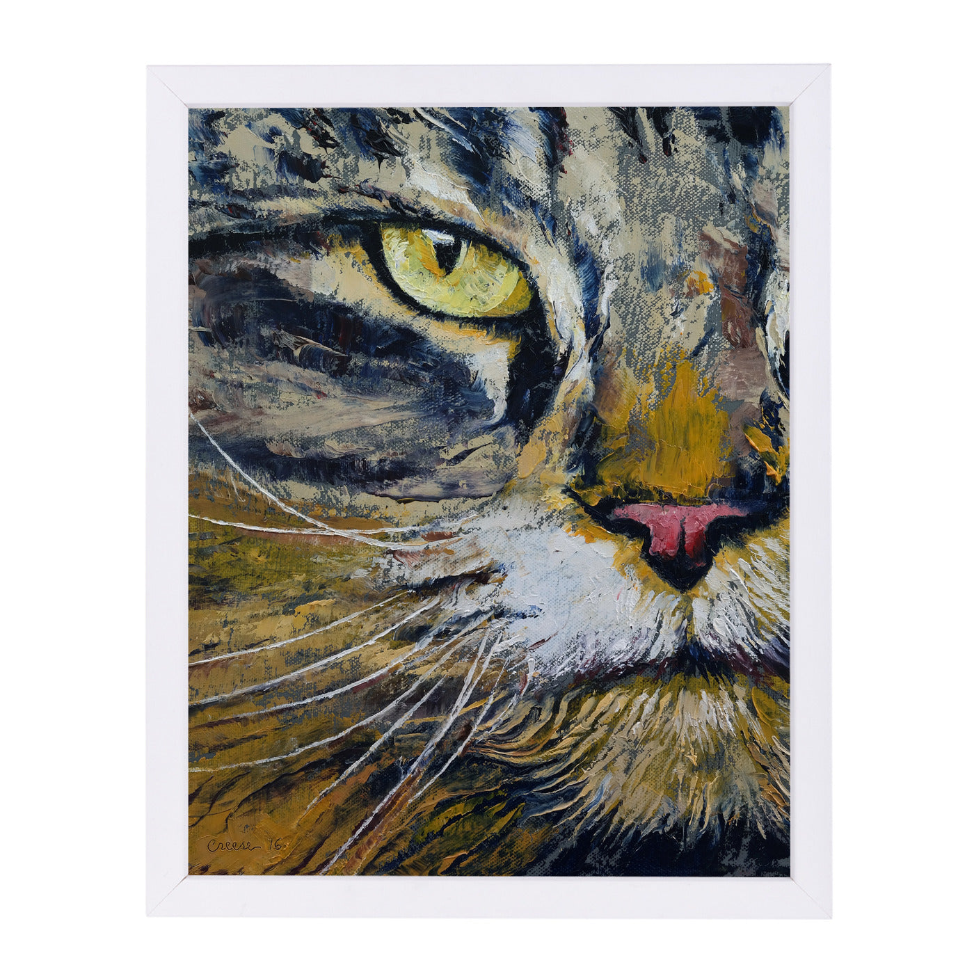 Norwegian Forest Cat by Michael Creese Framed Print - Americanflat