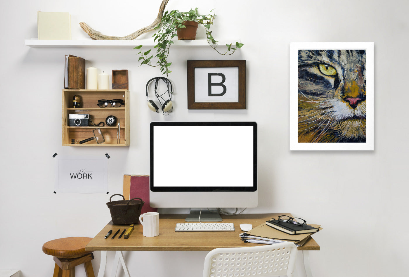 Norwegian Forest Cat by Michael Creese Framed Print - Americanflat