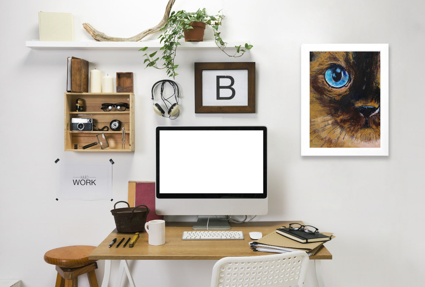 Tonkinese Cat by Michael Creese Framed Print - Americanflat