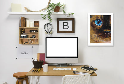 Tonkinese Cat by Michael Creese Framed Print - Americanflat
