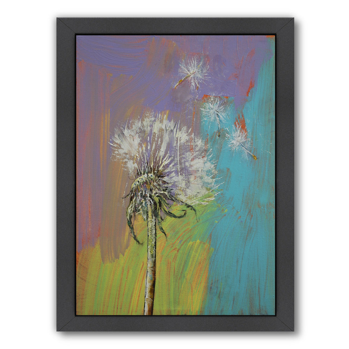 Dandelion by Michael Creese Framed Print - Americanflat