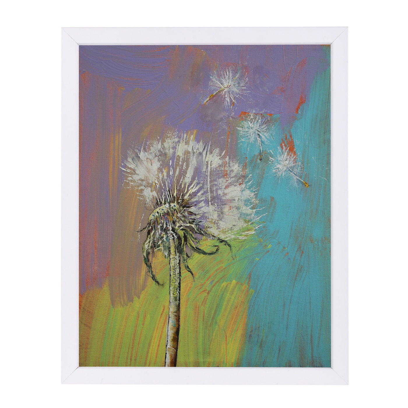 Dandelion by Michael Creese Framed Print - Americanflat