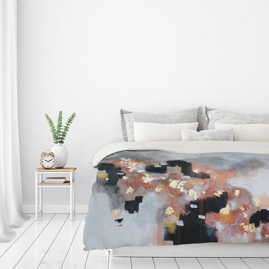 Just Peachy by Christine Olmstead Duvet Cover - Americanflat