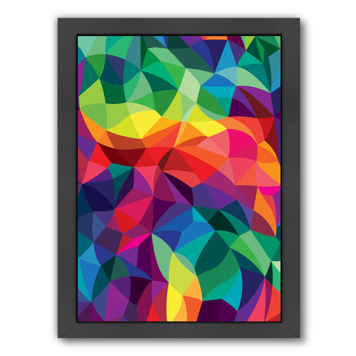 Color Shards by Joe Van Wetering Framed Print - Americanflat