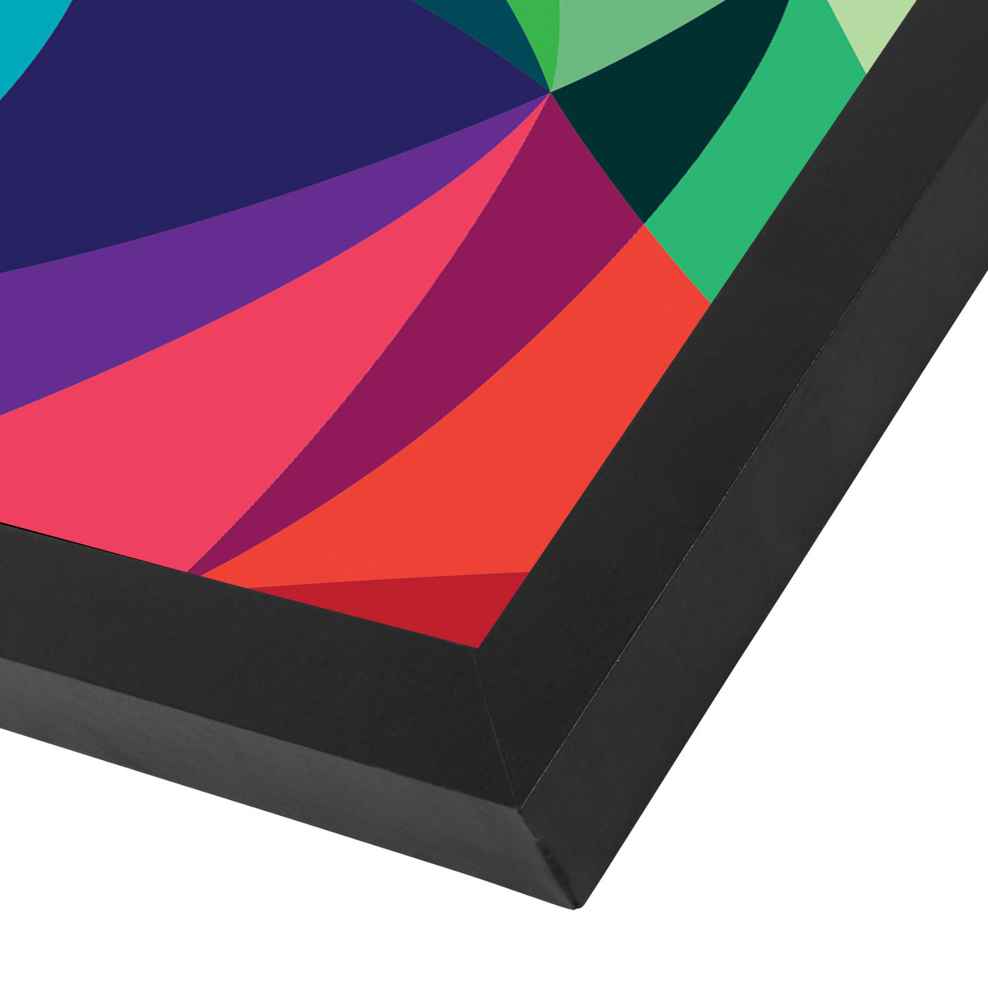 Color Shards by Joe Van Wetering Framed Print - Americanflat