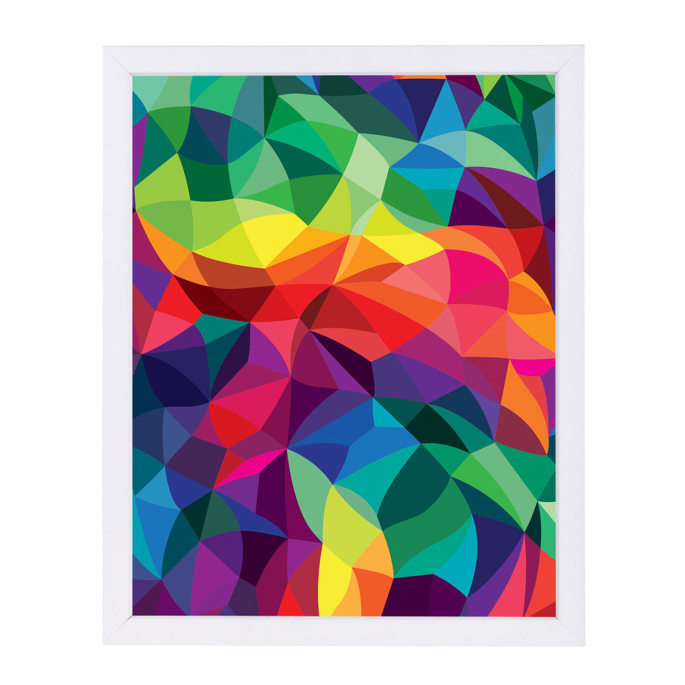 Color Shards by Joe Van Wetering Framed Print - Americanflat