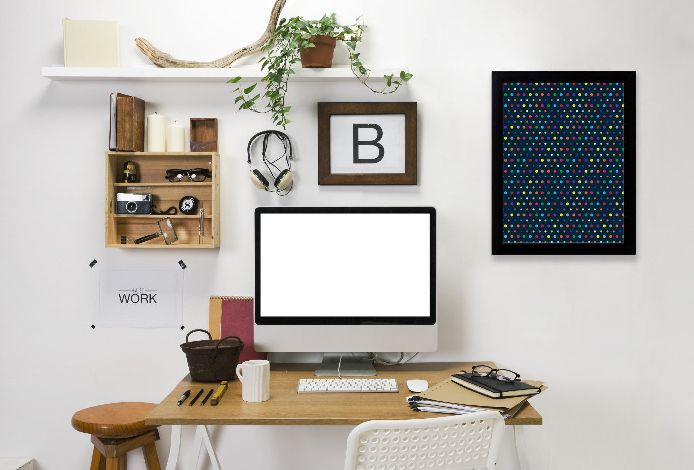 Dots by Joe Van Wetering Framed Print - Americanflat