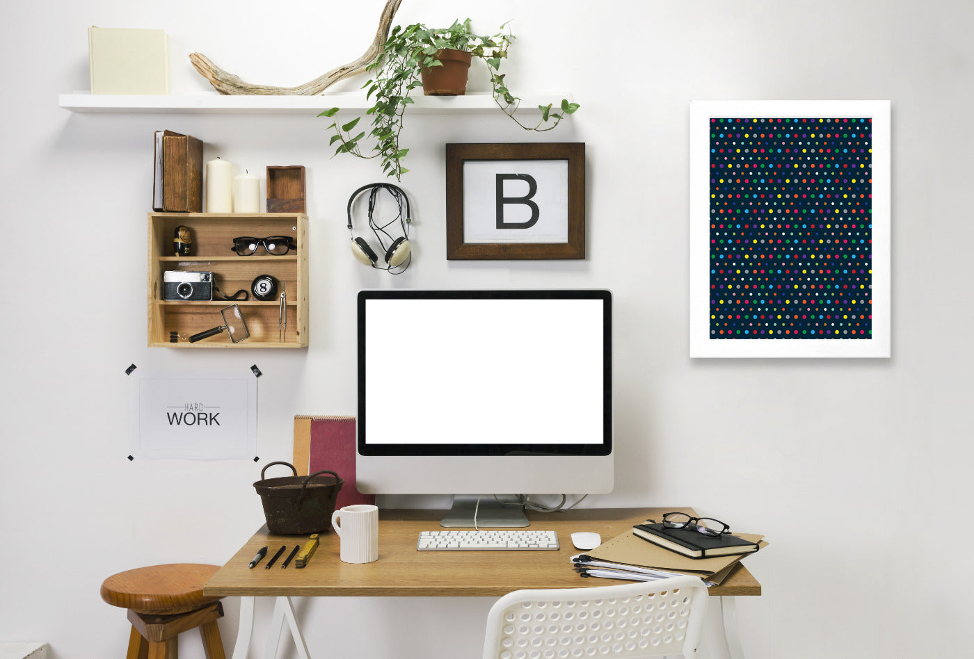 Dots by Joe Van Wetering Framed Print - Americanflat