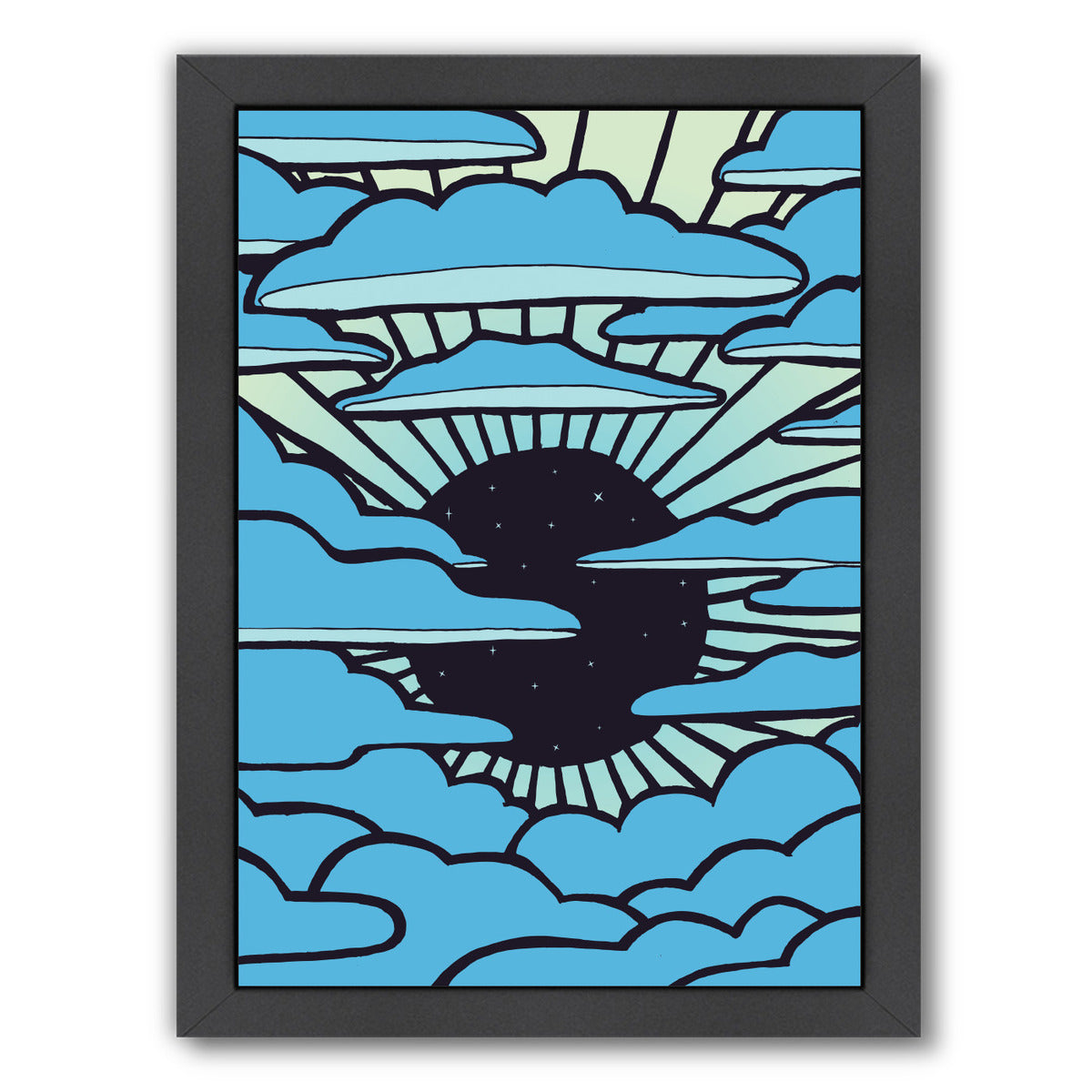 New Sun by Joe Van Wetering Framed Print - Americanflat