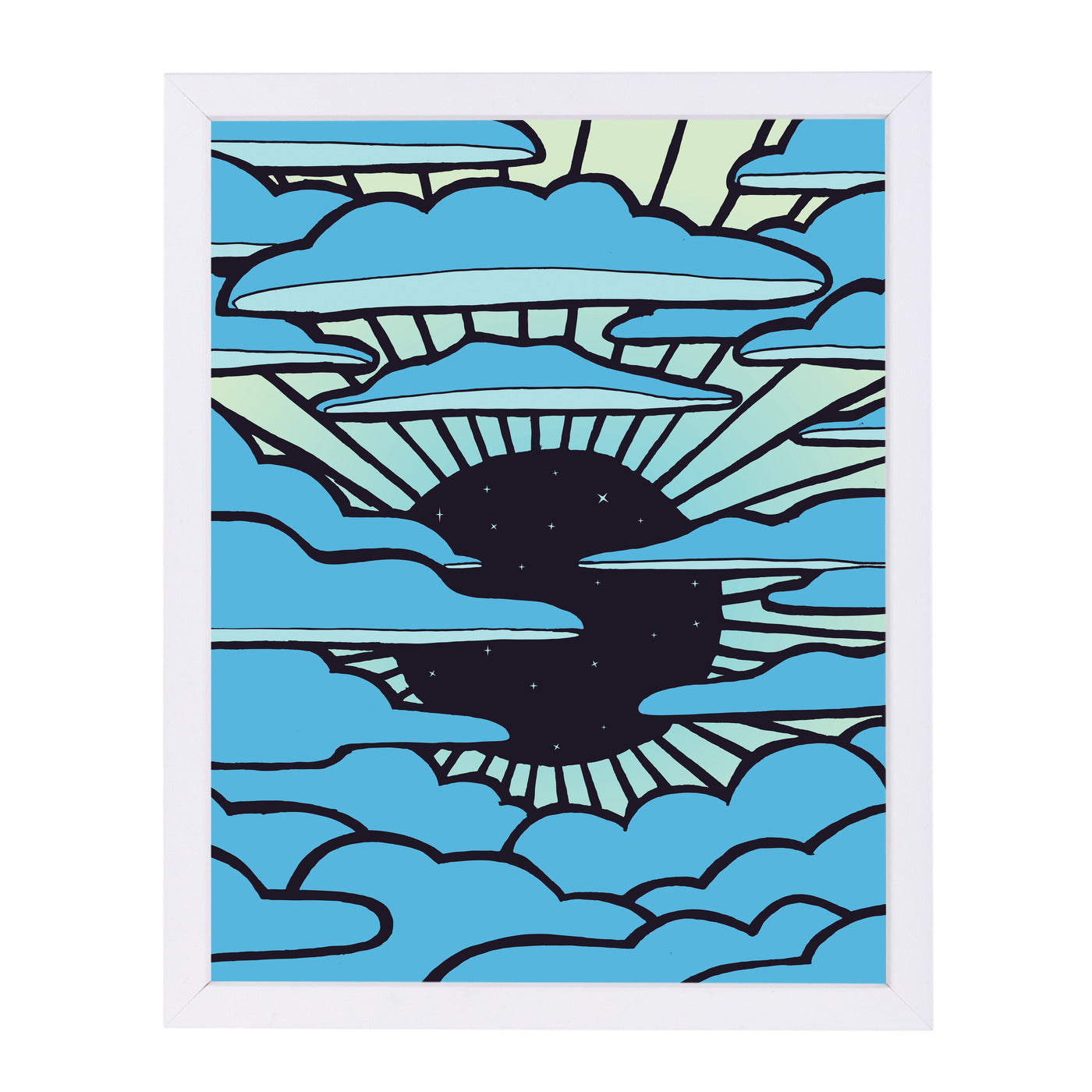 New Sun by Joe Van Wetering Framed Print - Americanflat