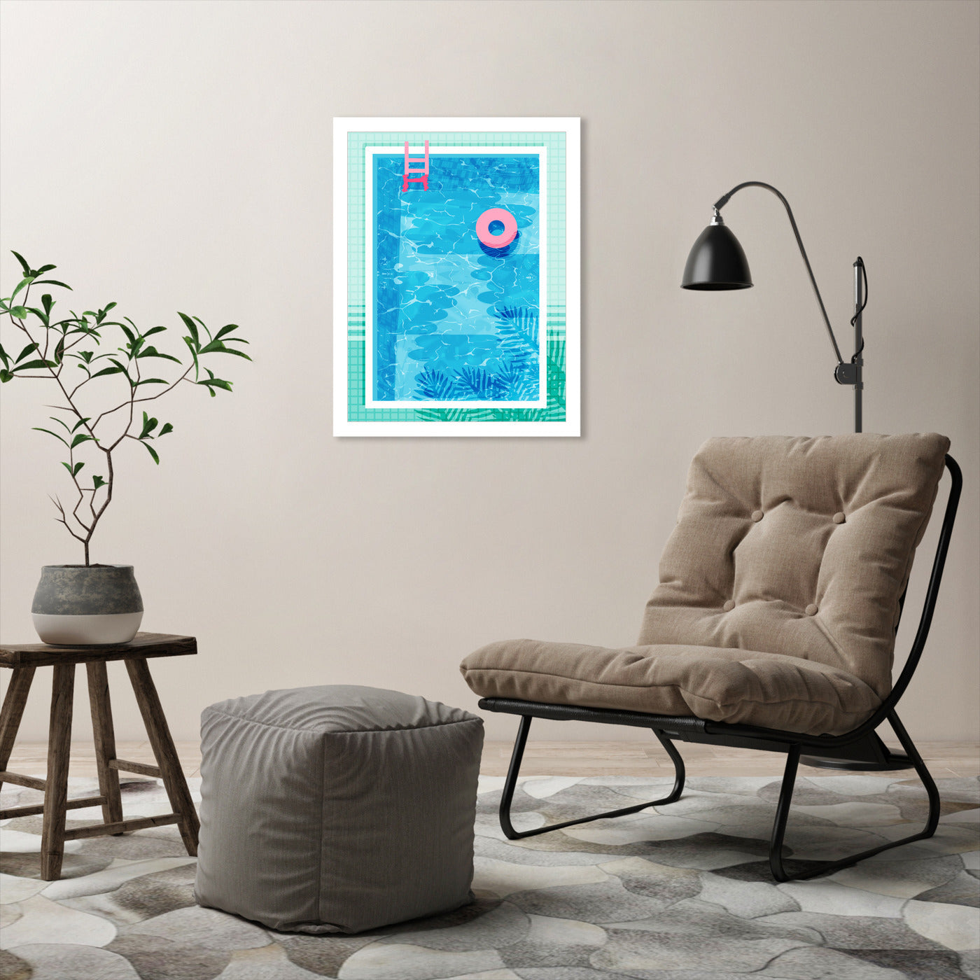 Chillin by Wacka Designs Framed Print - Americanflat