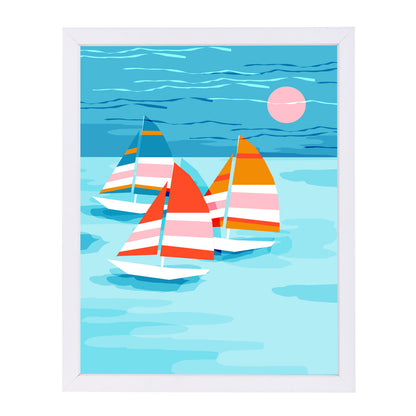 Popin by Wacka Designs White Framed Print - Americanflat