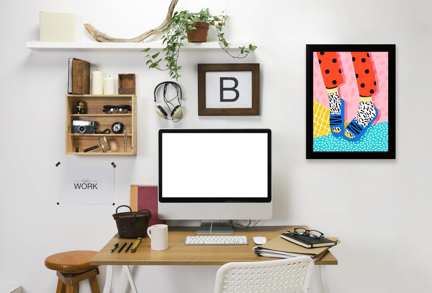 Shuvit by Wacka Designs Black Framed Print - Americanflat