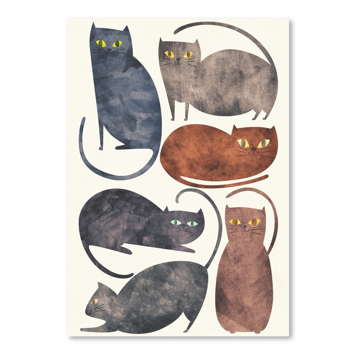Cats by Tracie Andrews Art Print - Art Print - Americanflat