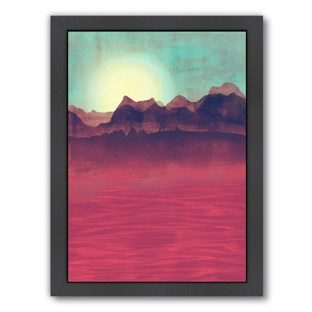 Distant Mountains by Tracie Andrews Framed Print - Americanflat