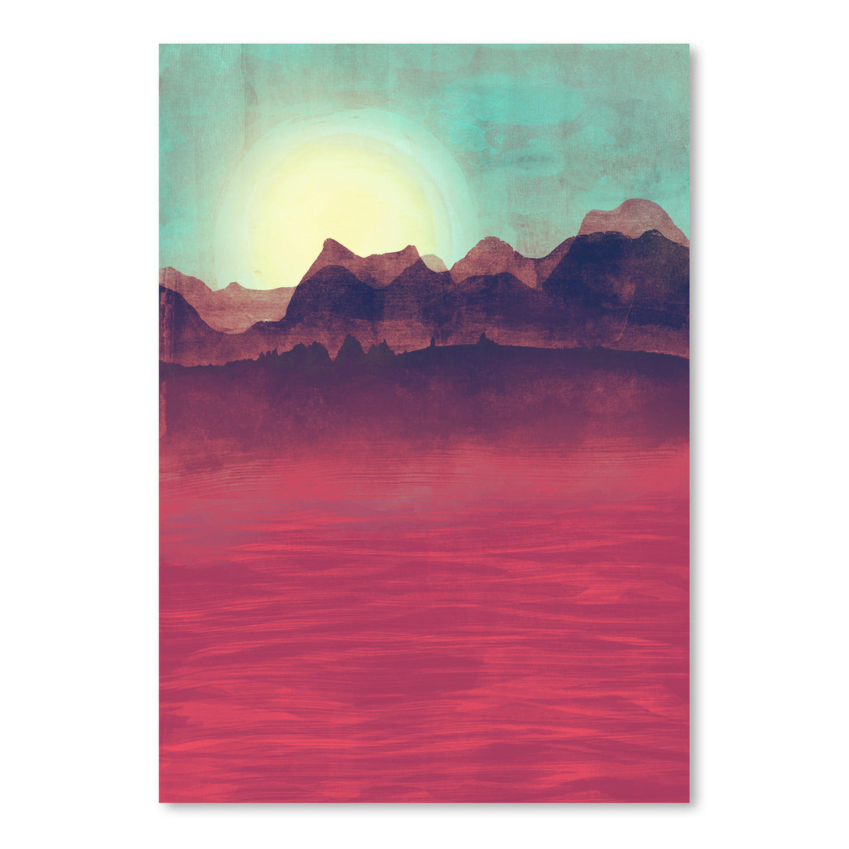 Distant Mountains by Tracie Andrews Art Print - Art Print - Americanflat