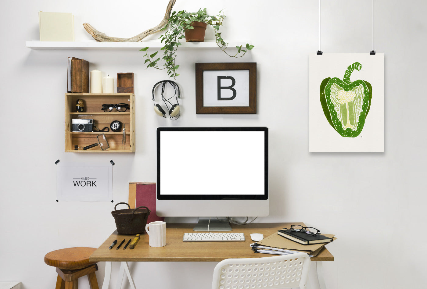 Green Pepper by Tracie Andrews Art Print - Art Print - Americanflat