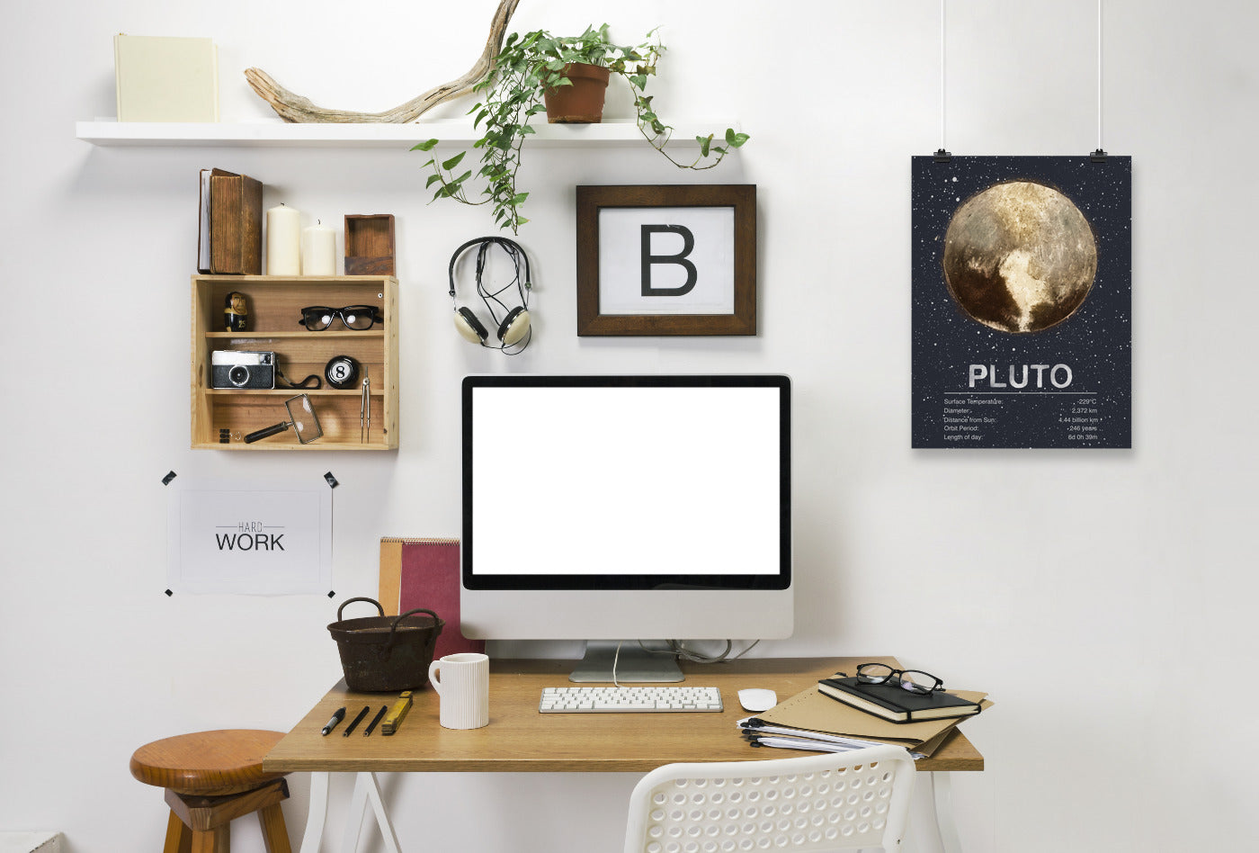 Pluto by Tracie Andrews Art Print - Art Print - Americanflat