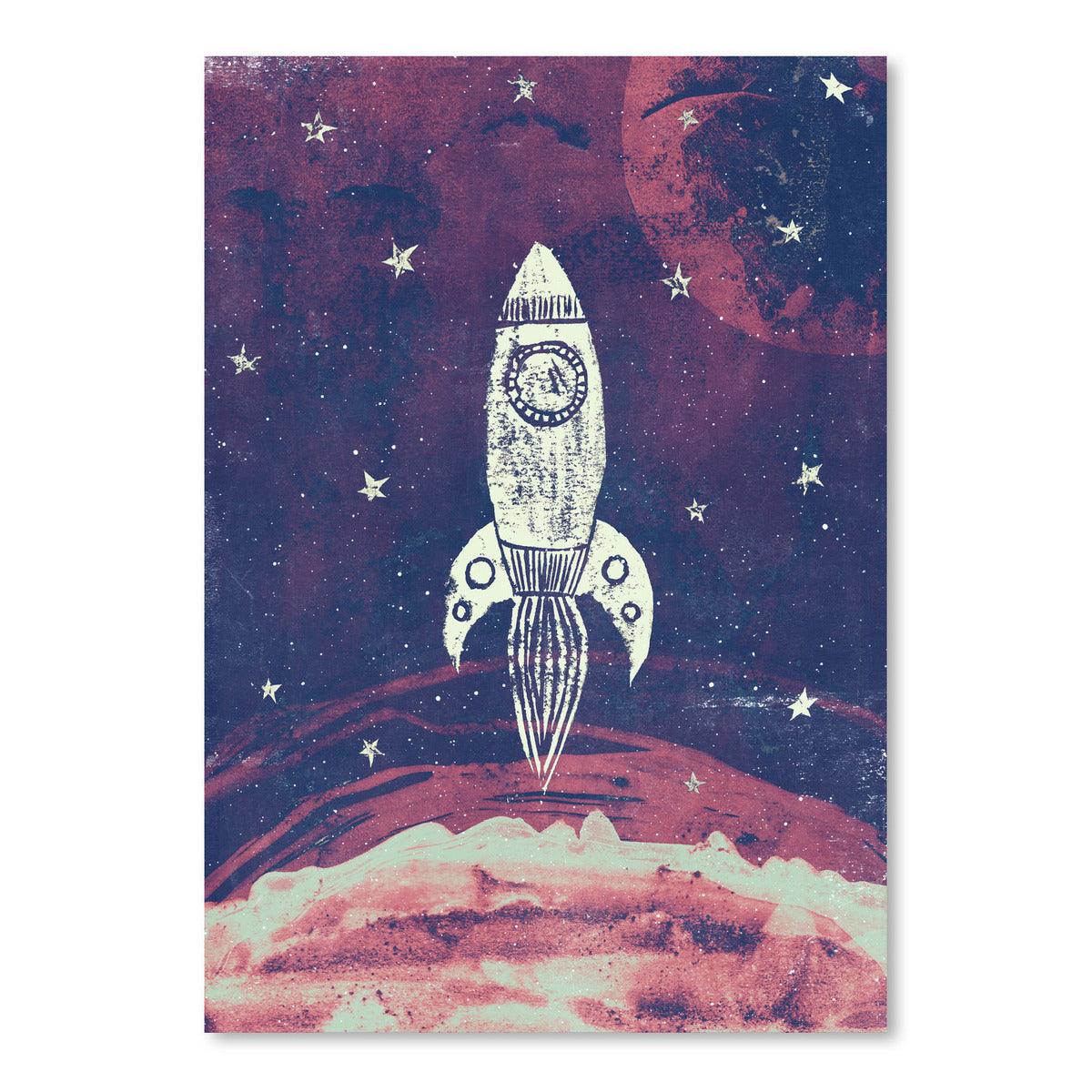 Space Adventure by Tracie Andrews Art Print - Art Print - Americanflat