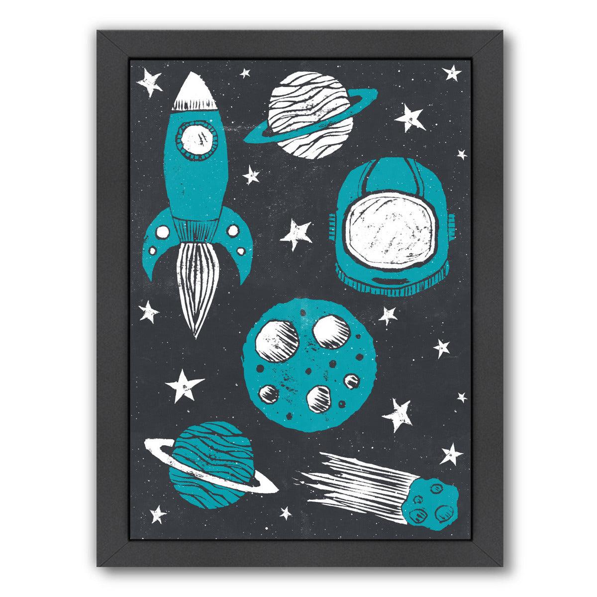 Space Age by Tracie Andrews Framed Print - Americanflat