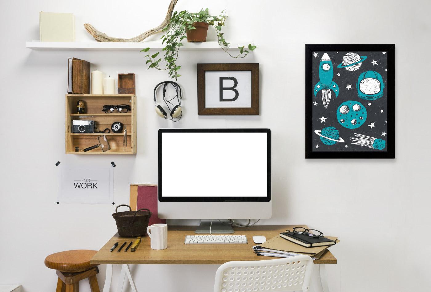 Space Age by Tracie Andrews Framed Print - Americanflat
