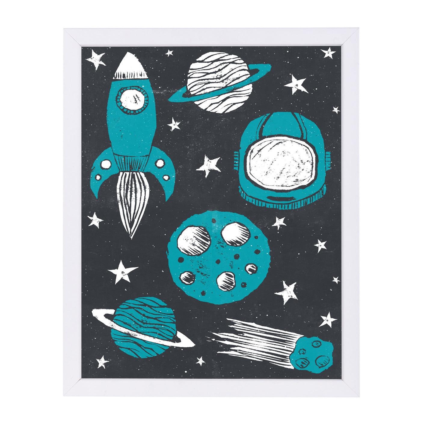 Space Age by Tracie Andrews Framed Print - Americanflat