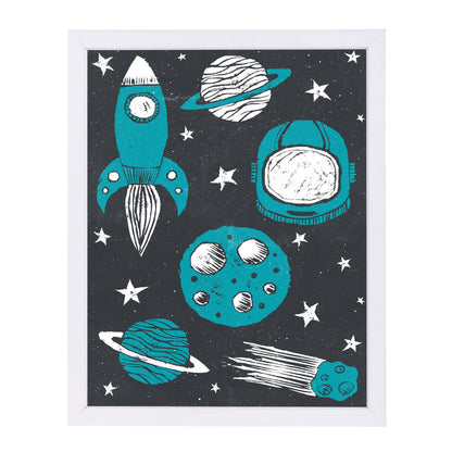 Space Age by Tracie Andrews Framed Print - Americanflat