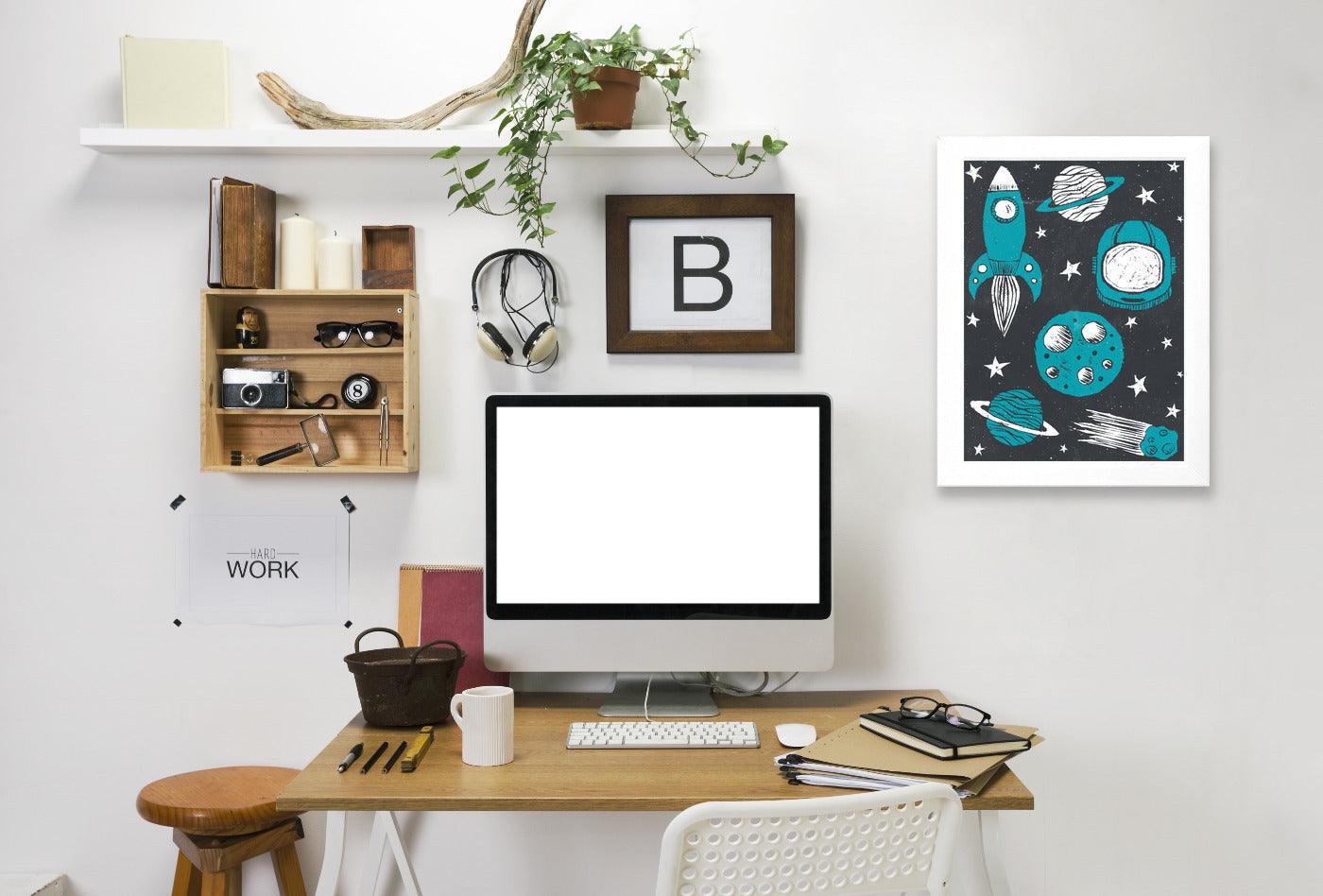 Space Age by Tracie Andrews Framed Print - Americanflat
