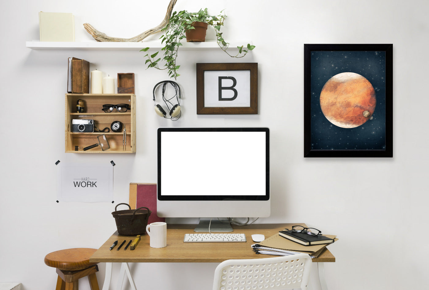 The Red Planet by Tracie Andrews Framed Print - Americanflat