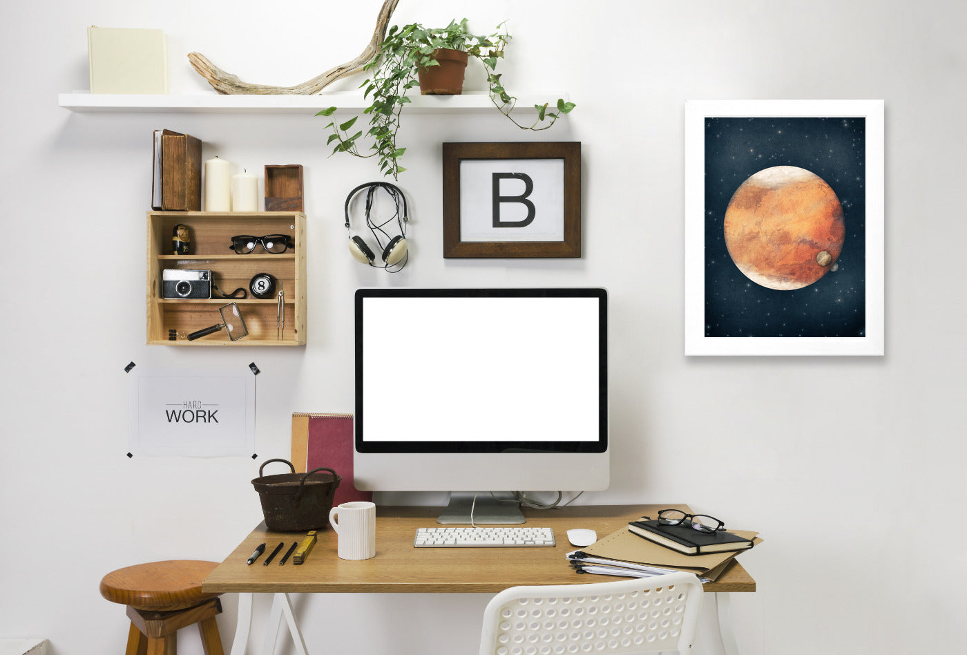 The Red Planet by Tracie Andrews Framed Print - Americanflat