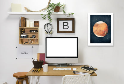 The Red Planet by Tracie Andrews Framed Print - Americanflat